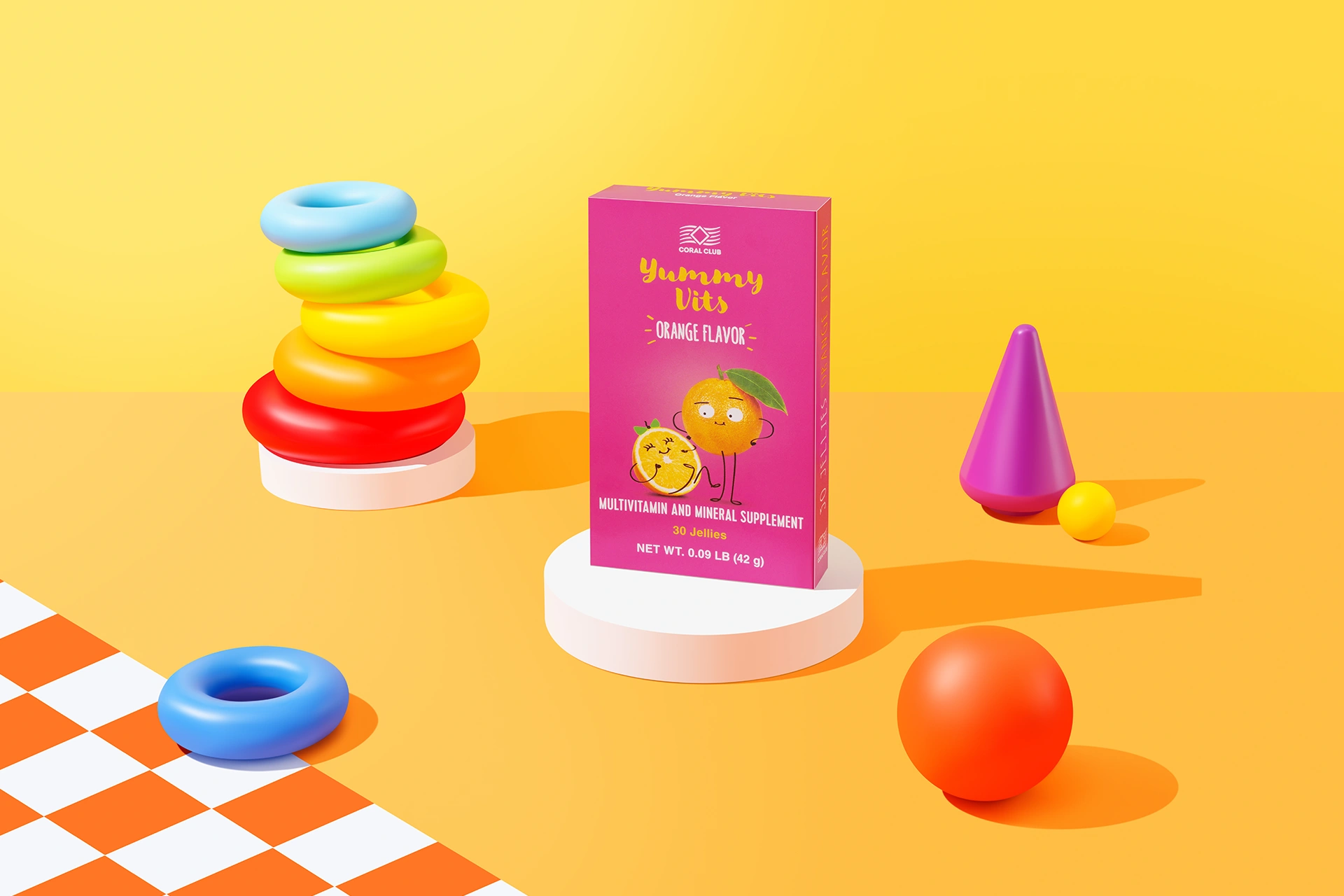 Yummy Vits o smaku pomarańczowym